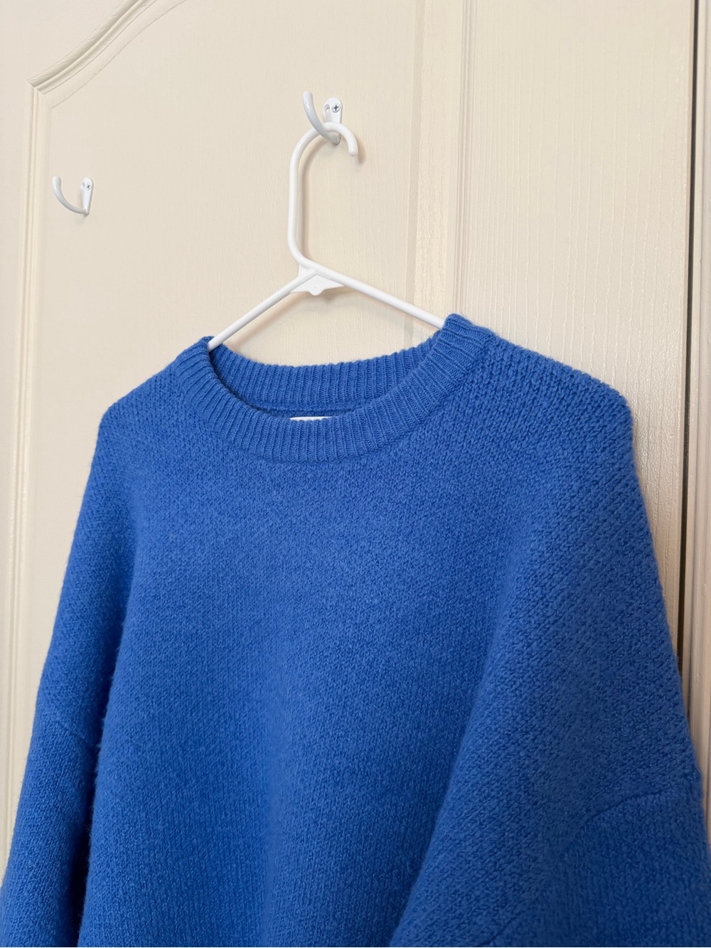 OAK + FORT Cobalt Blue Oversized Sweater